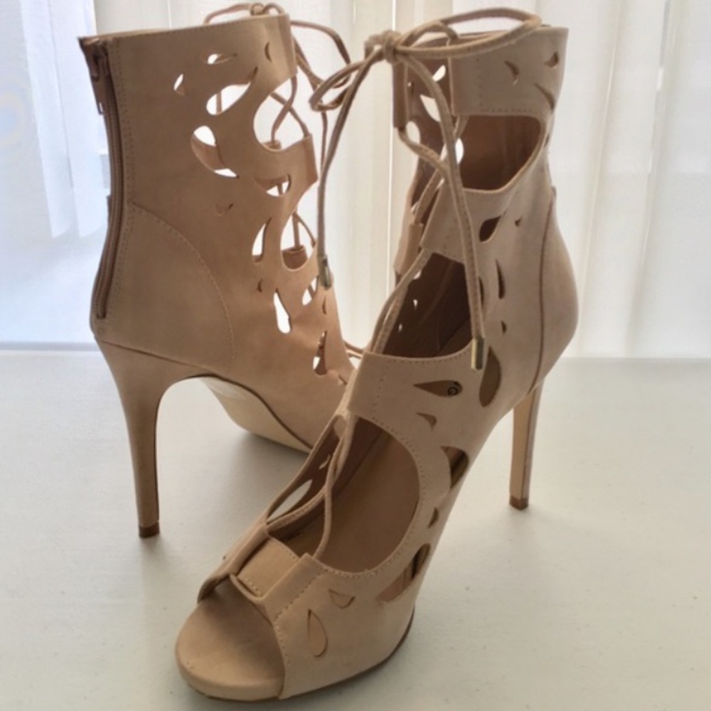 Call it spring lace up heels size 11